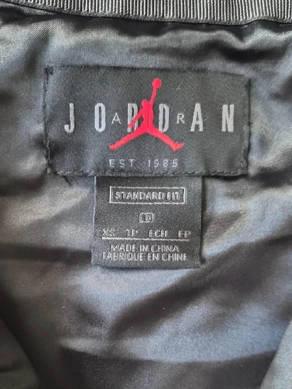 Nike Jordan Black Leopard-Print Plush Half-Zip Hoodie - Women's XS - Picture 2 of 5